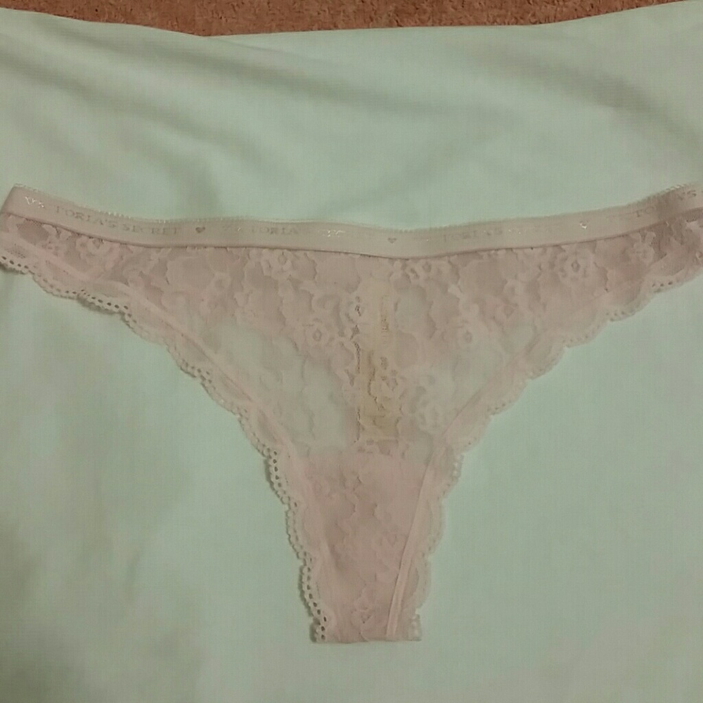 NWOT Lot of 3 Victoria's Secret Lace Thongs Sz S